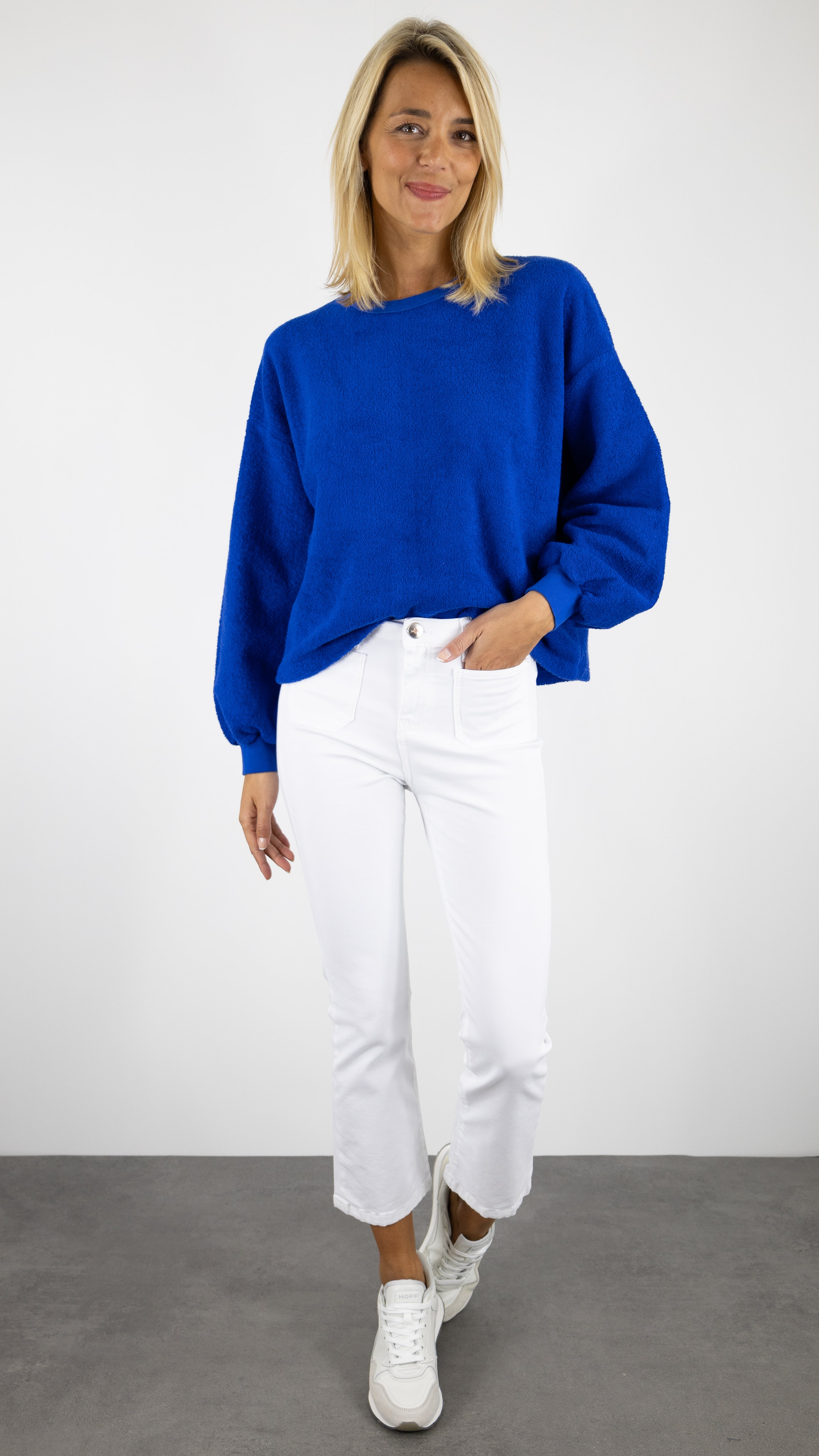 PANTALON EVASE 7/8 OLIVIA DRILL PES ISLOW#COLOR_BLANC