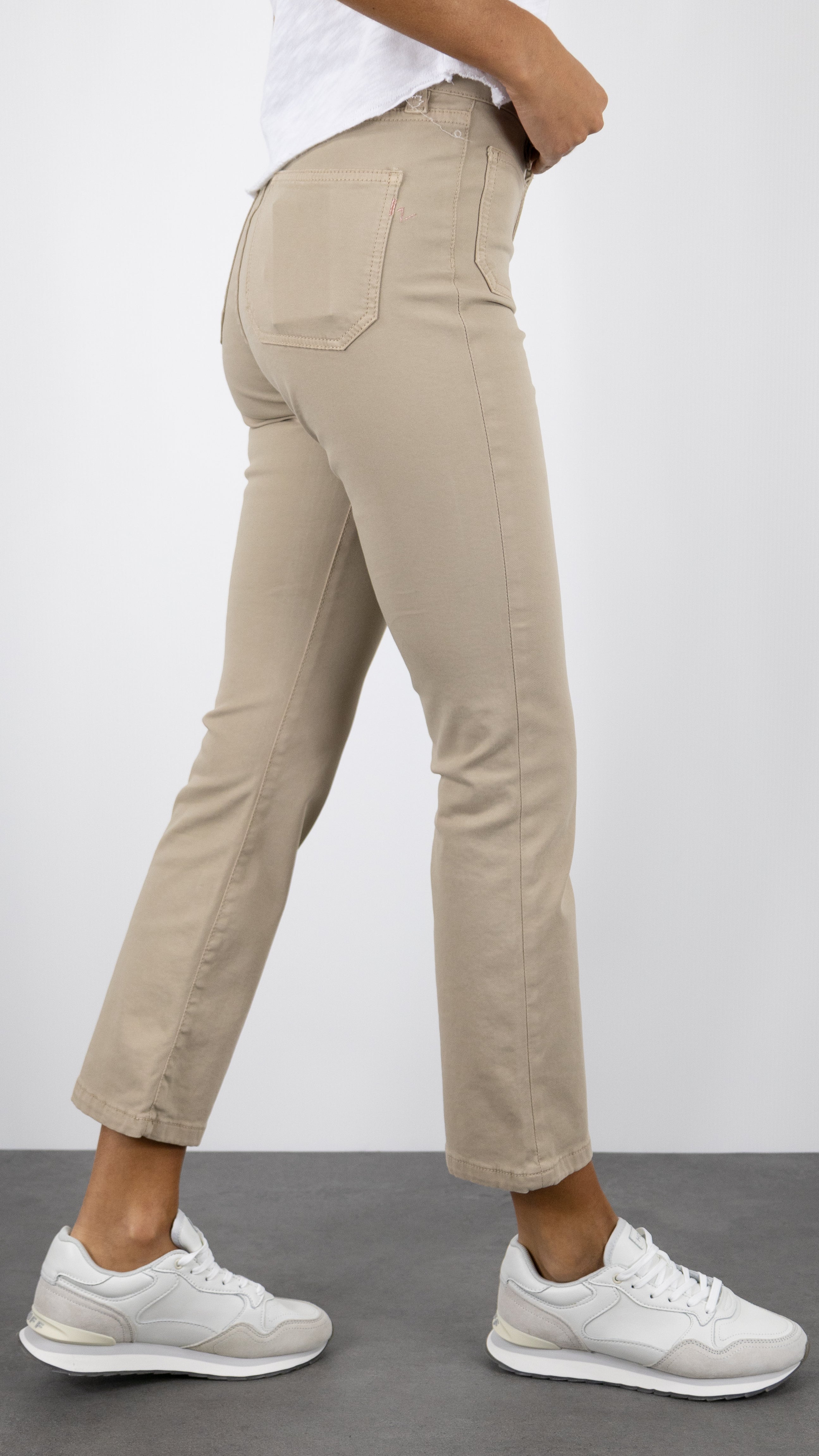 PANTALON EVASE 7/8 OLIVIA DRILL PES ISLOW#COLOR_SAHARA/BEIGE
