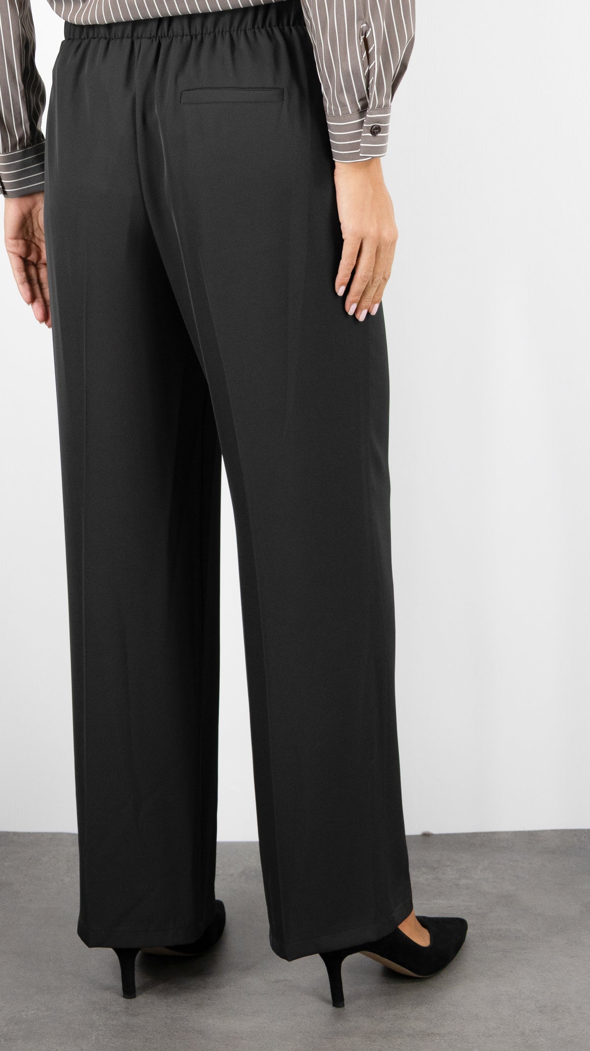 PANTALON PALAZZO DROIT MARRON CHOCO IMPERIAL P4L0MHX#COLOR_4832/DARK COFFEE CHO