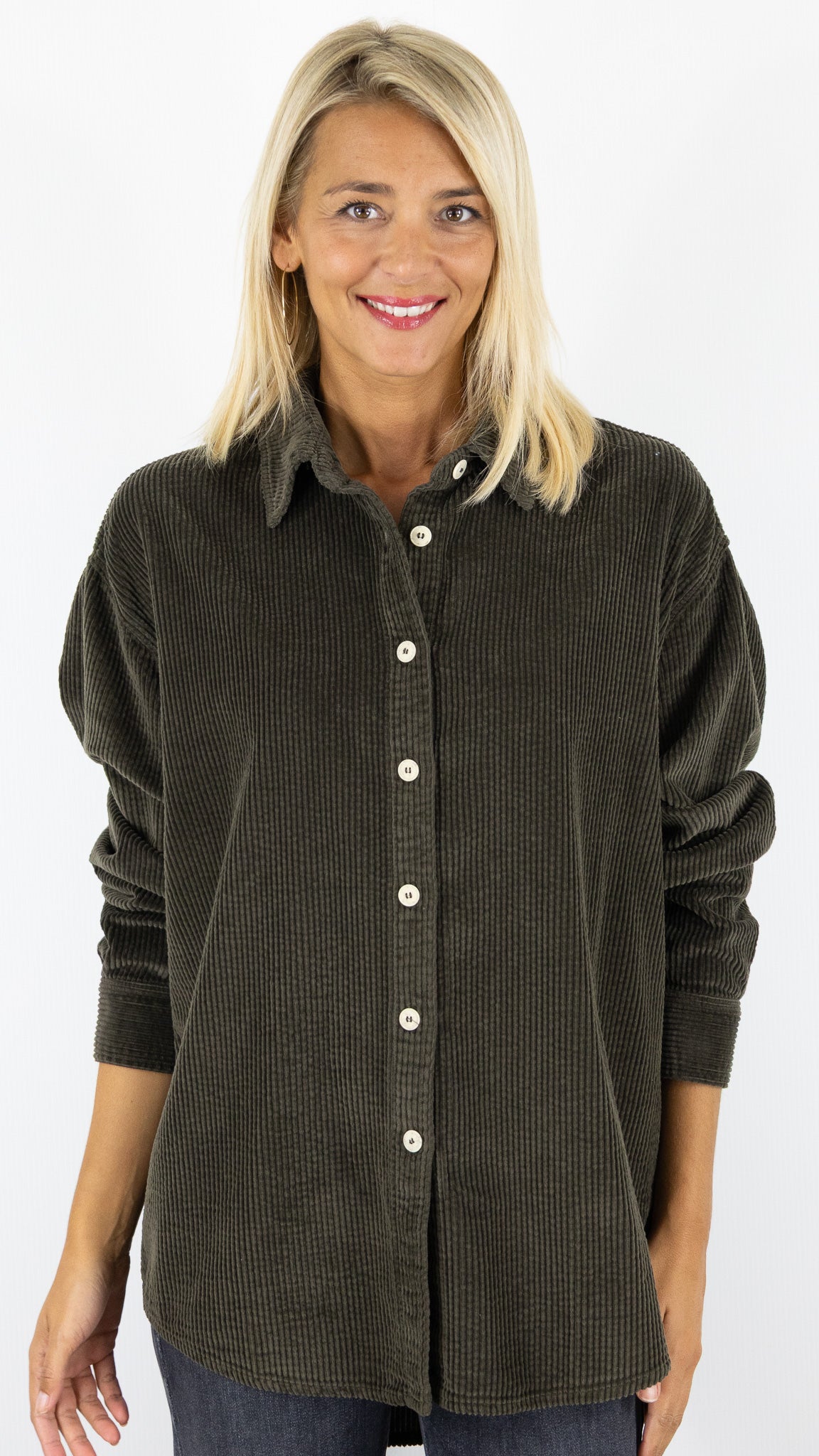 VESTE CHEMISE EN VELOURS OURS CHOCOLAT AMERICAN VINTAGE PADOW