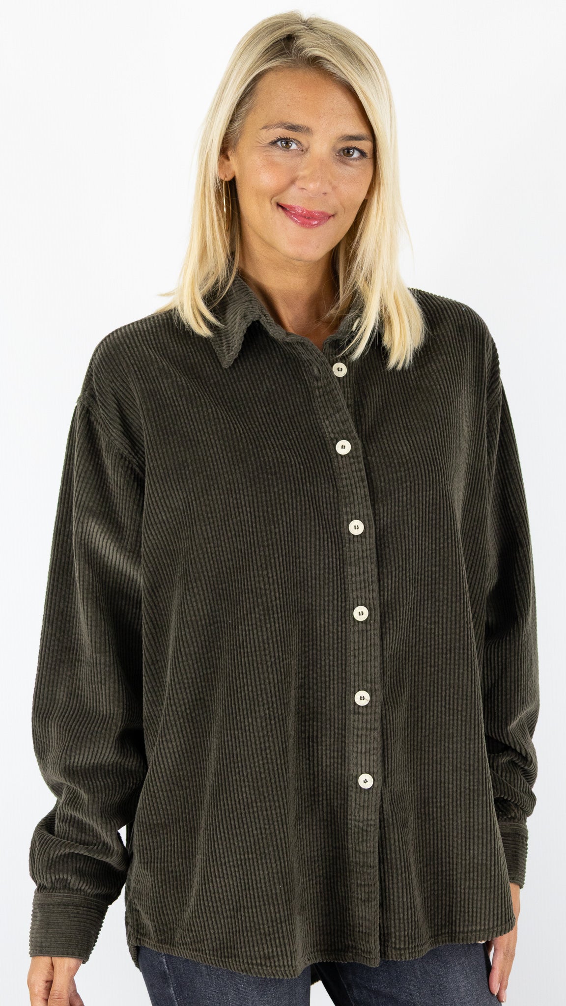 VESTE CHEMISE EN VELOURS OURS CHOCOLAT AMERICAN VINTAGE PADOW