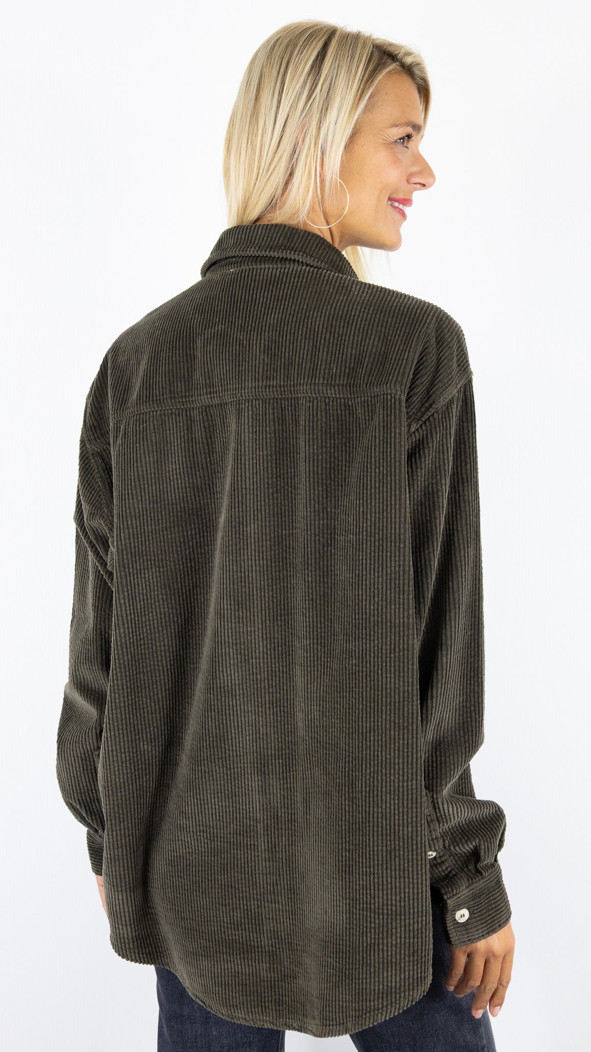 VESTE CHEMISE EN VELOURS OURS CHOCOLAT AMERICAN VINTAGE PADOW