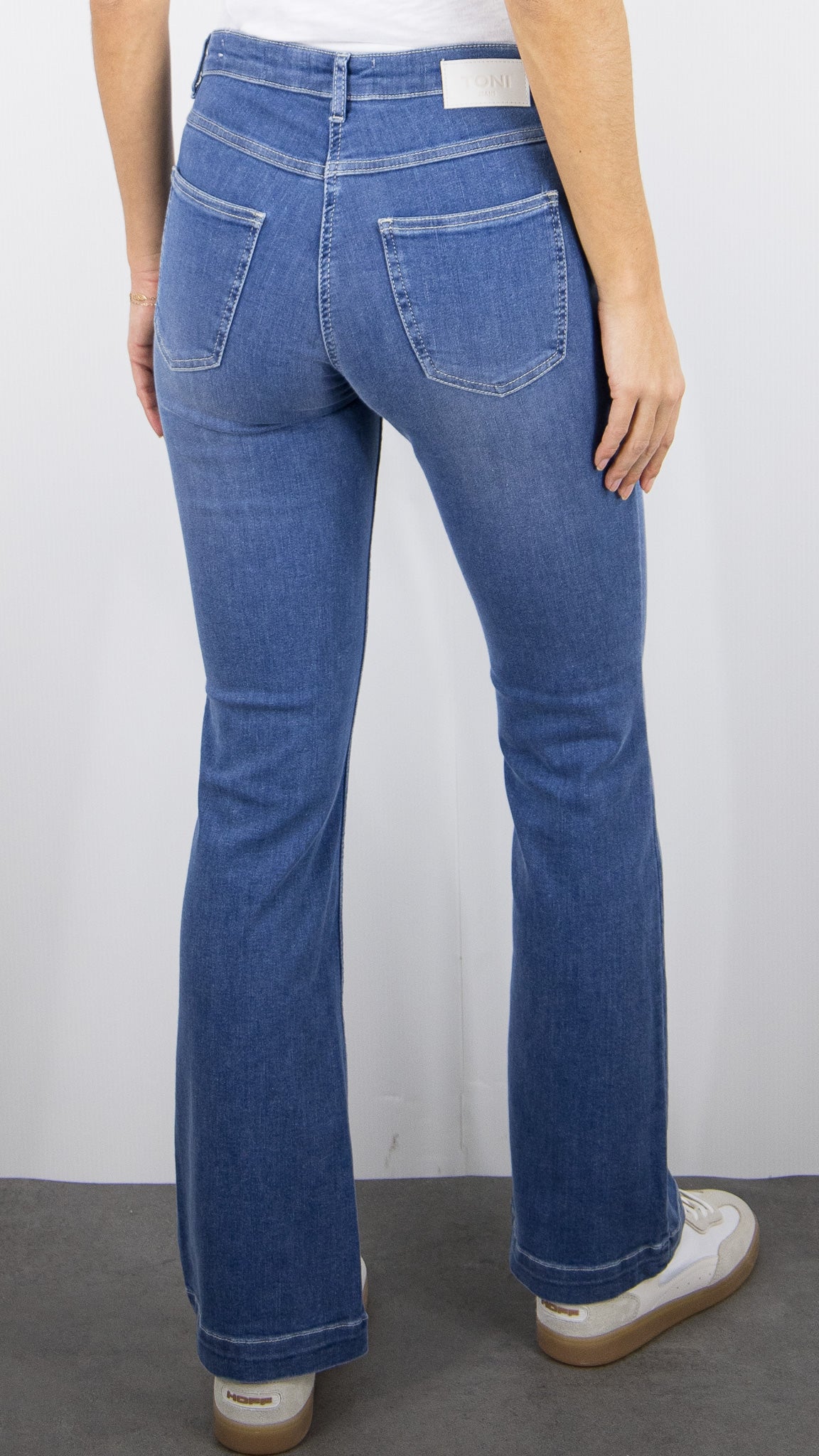 JEANS FALRE BOOTCUT FEMME DENIM MOYEN TONI 12-39/1106-68 PERFECT SHAPE