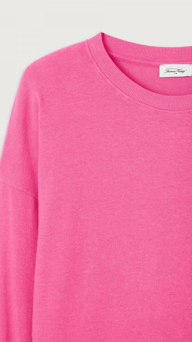 TEESHIRT RAKABAY AMERICAN VINTAGE ROSE FLUO