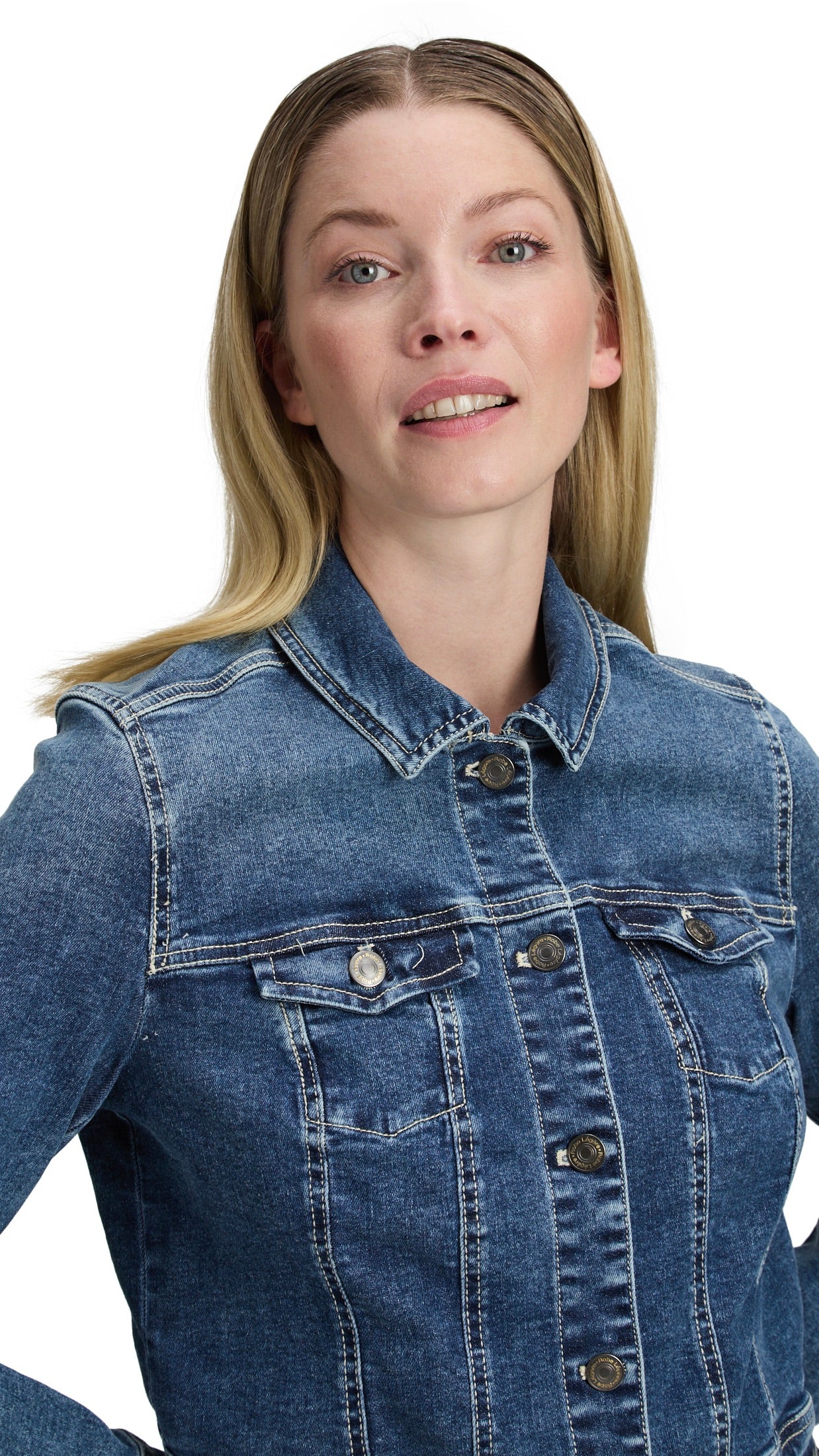 BLOUSON VESTE COURTE EN JEANS FEMME ROBE LEGERE 0253/4093