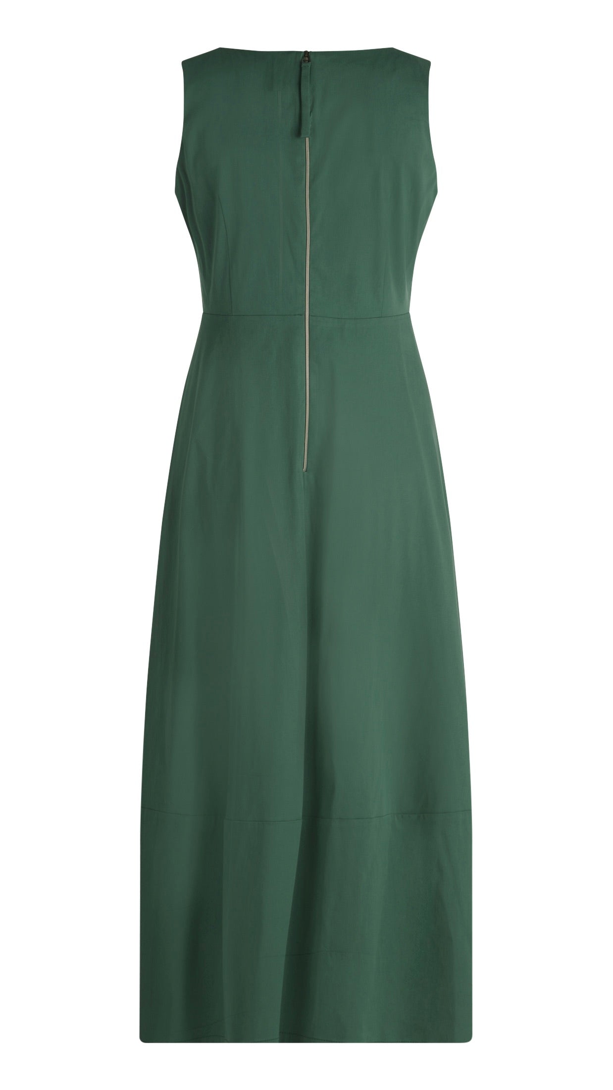 ROBE EVASEE SANS MANCHES EN COTON ROBE LEGERE 0261/4845#COLOR_5592/BRIGHT VERT