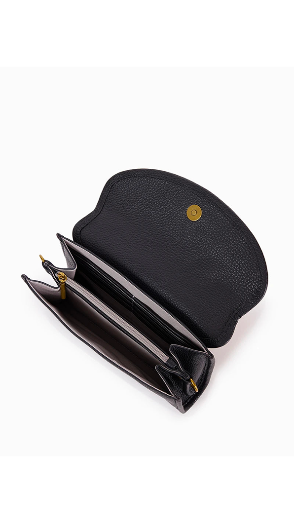 SAC POCHETTE NAT ET NIN SASHA NOIR GRAINE