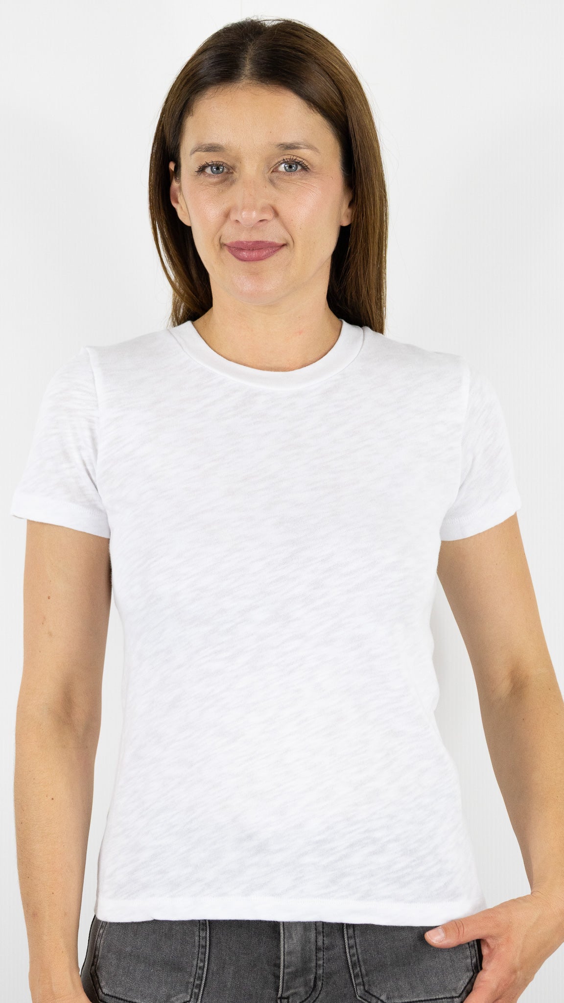 TEE SHIRT EN COTON SONOMA AMERICAN VINTAGE SON28GH24#COLOR_BLANC