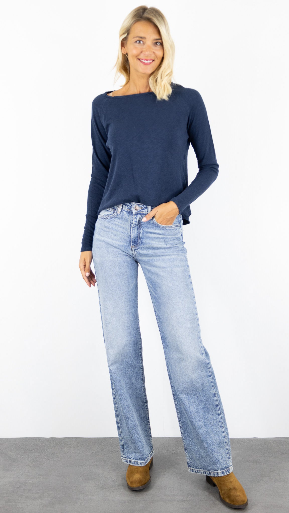 TEE SHIRT SONOMA AMERICAN VINTAGE SON31GH24#COLOR_MARINE