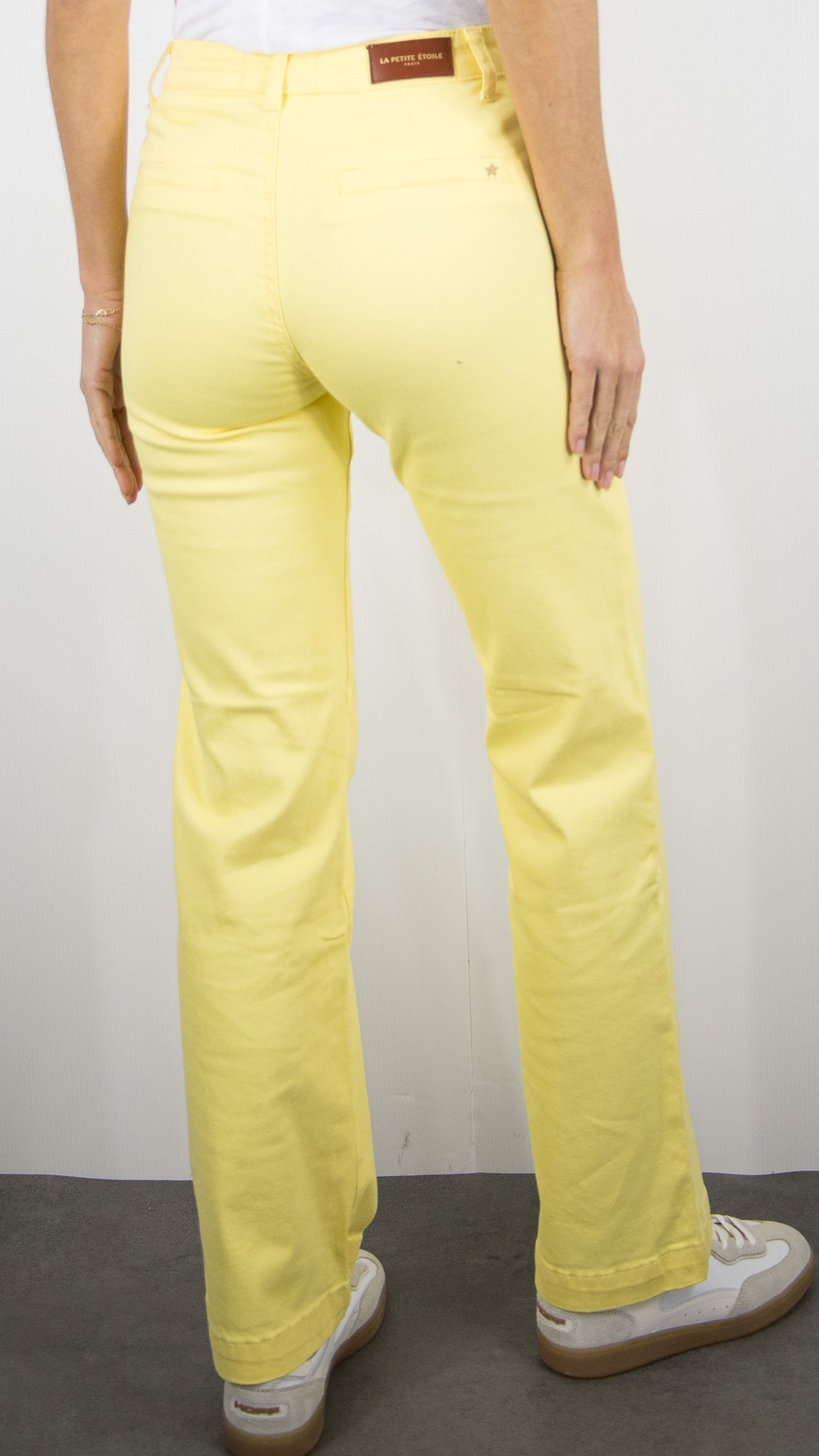 JEANS FLARE POUR FEMME LA PETITE ETOILE SONNY#COLOR_60/JAUNE
