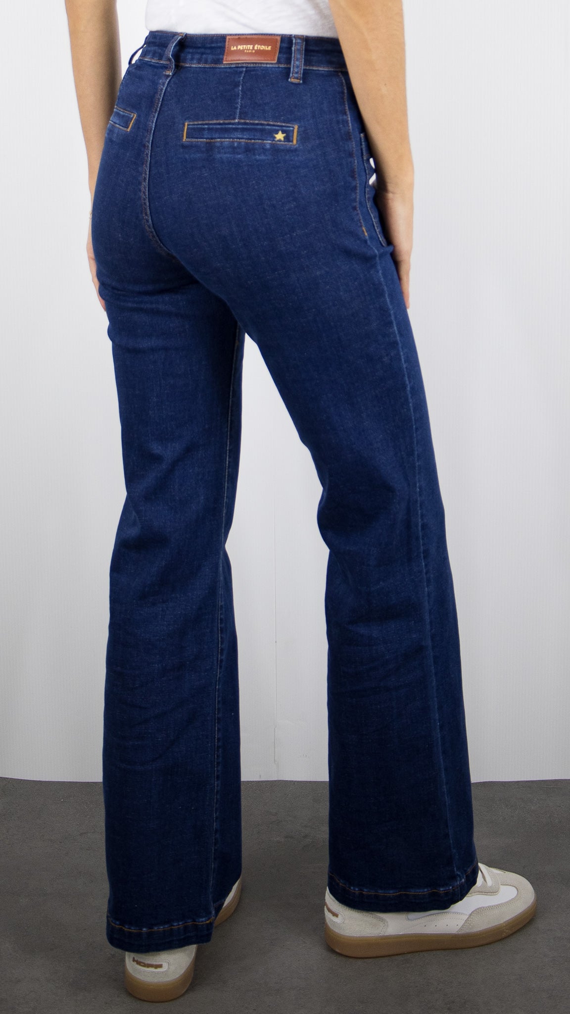 JEANS FLARE POUR FEMME LA PETITE ETOILE SONNY#COLOR_94/WASH