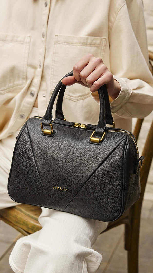 SAC BOWLING NAT ET NIN STRIKE NOIR GRAINE