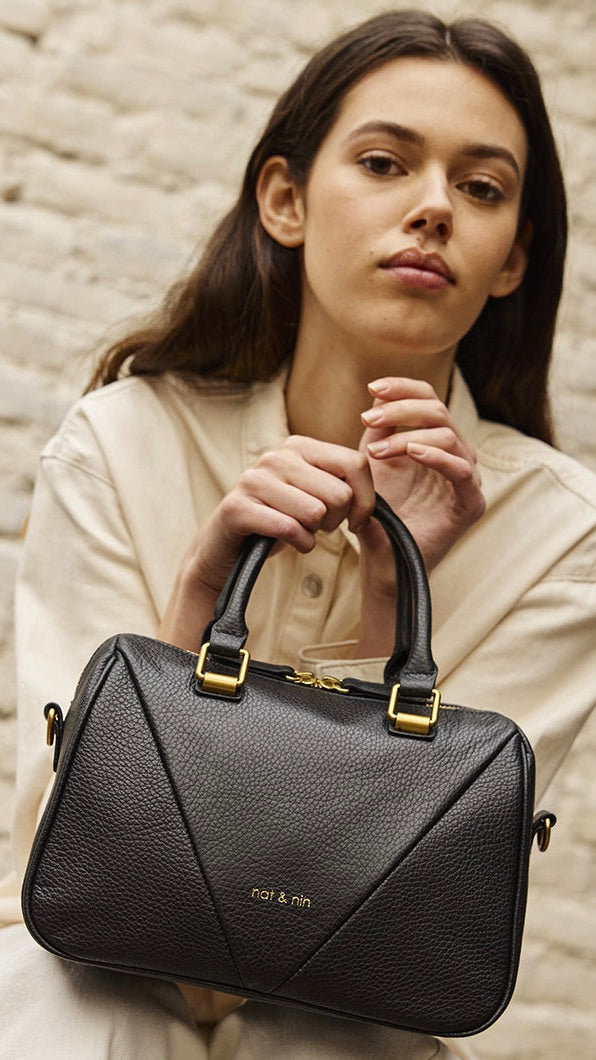 SAC BOWLING NAT ET NIN STRIKE NOIR GRAINE
