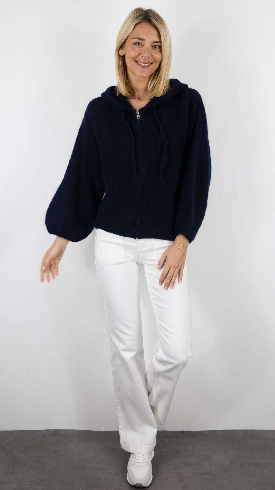 Pull à capuche Nais #COLOR_marine