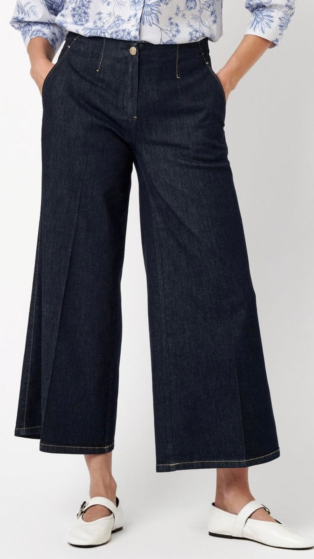 PANTALON LARGE 7/8 FEMME BRUT TONI 11-32/1213-63