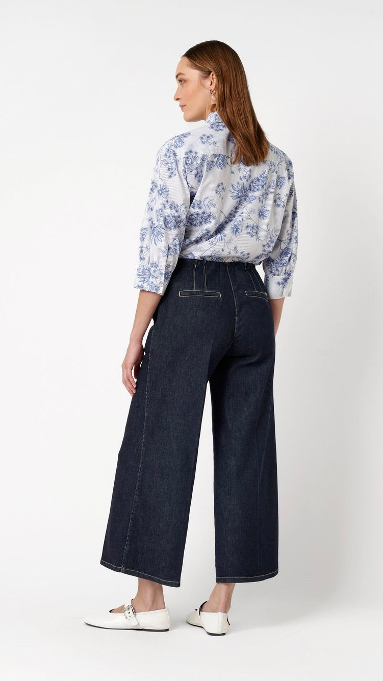 PANTALON LARGE 7/8 FEMME BRUT TONI 11-32/1213-63