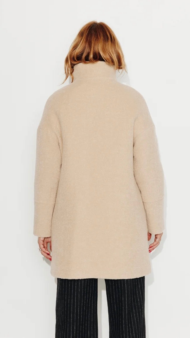 MANTEAU EN LAINE BEIGE UPIE2 TRENCH&COAT