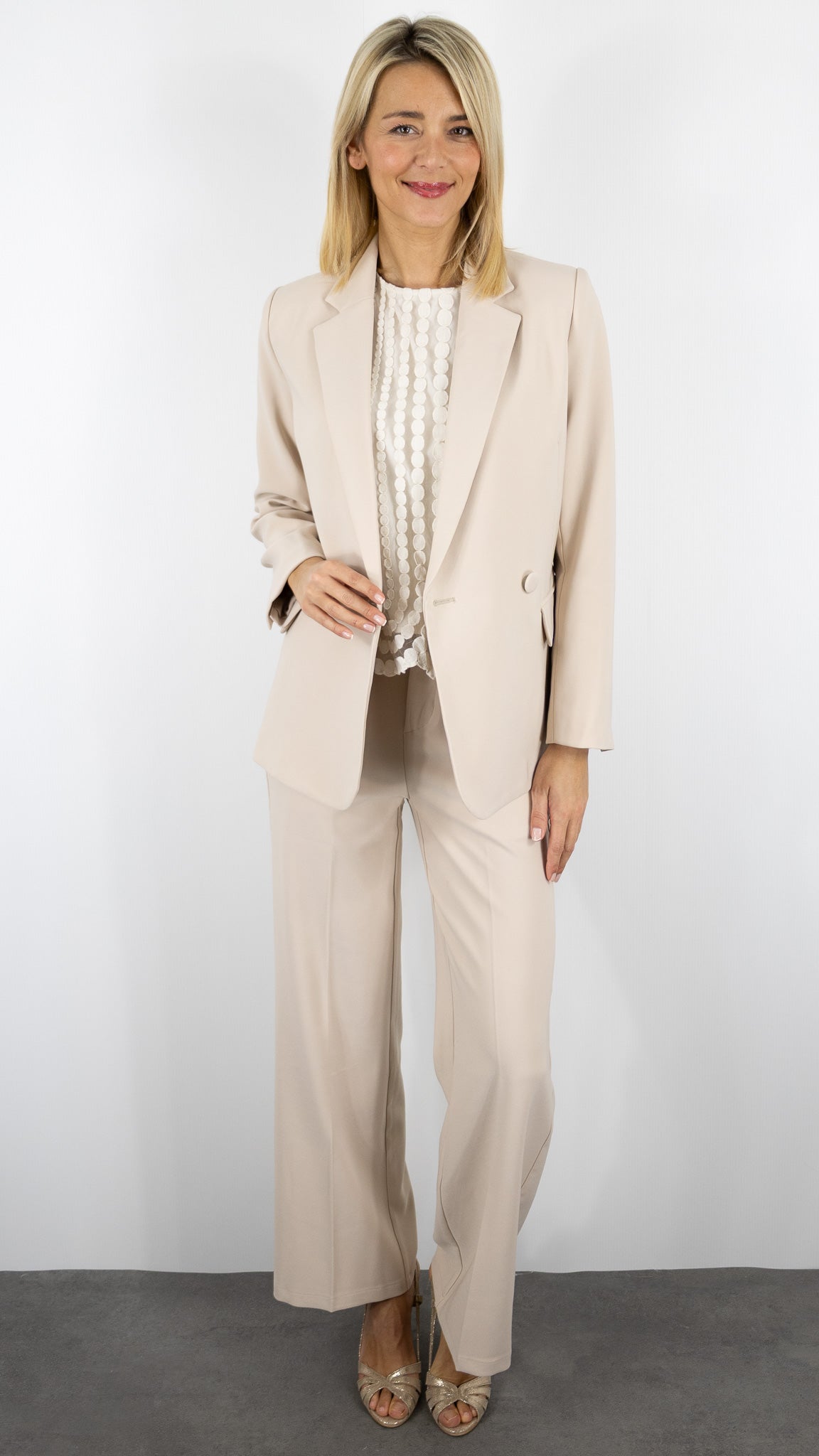 BLAZER COUPE CROISE LULUMARY V345 LIGHT BIEGE