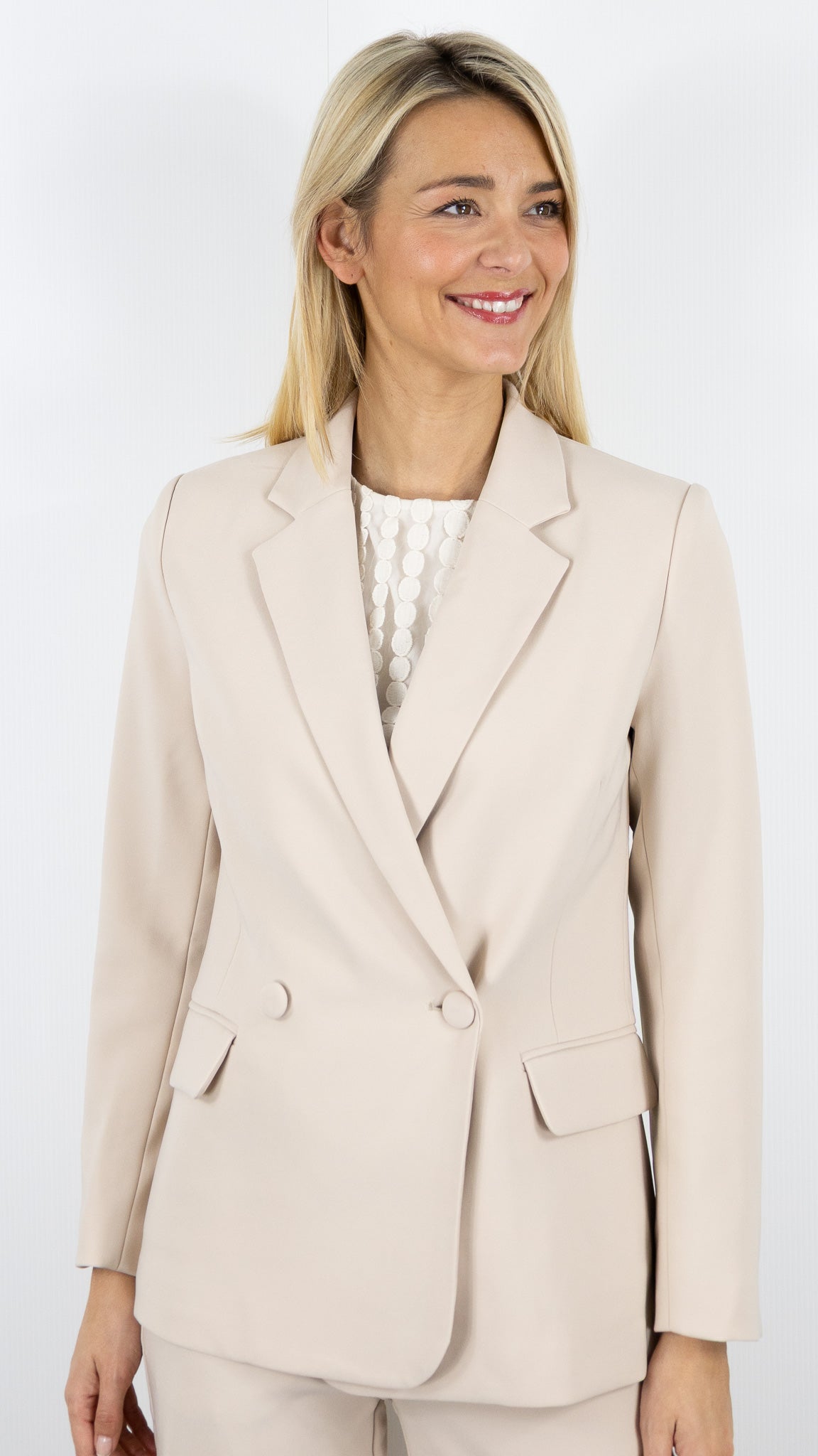 BLAZER COUPE CROISE LULUMARY V345 LIGHT BIEGE