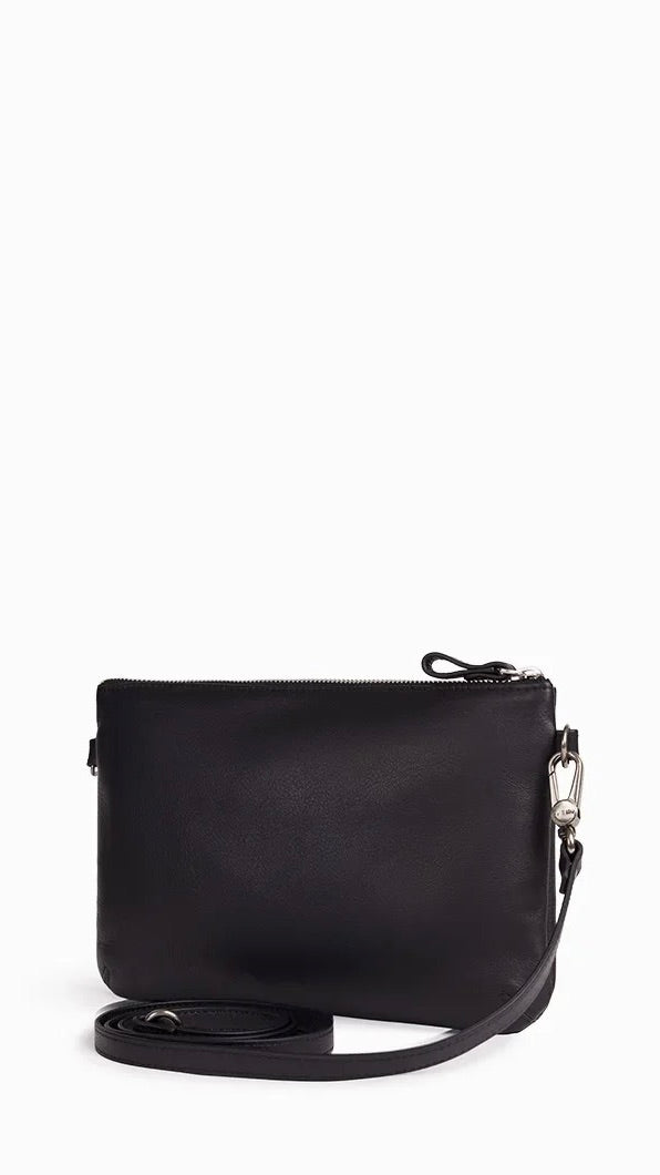 POCHETTE A BANDOULIERE EN CUIR NAT & NIN VICKY#COLOR_NOIR