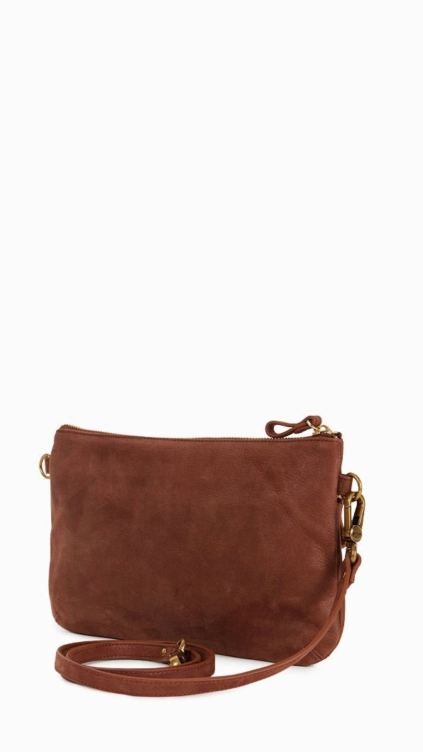 POCHETTE ZIPPEE NAT ET NIN VICKY CACAO