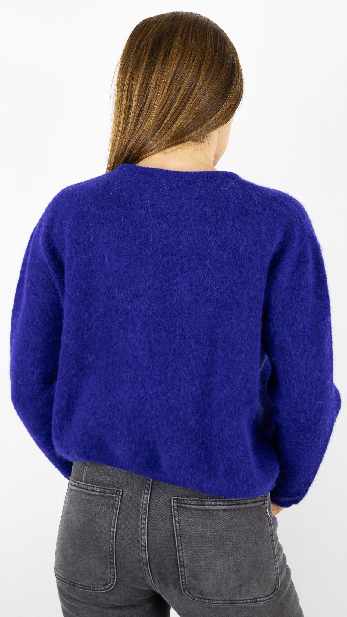 CARDIGAN EN ALPAGA AMERICAN VINTAGE VITOW VITO19E#COLOR_AUBERGINE