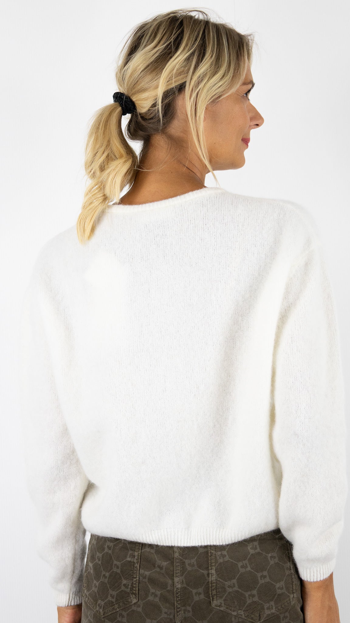 CARDIGAN EN ALPAGA AMERICAN VINTAGE VITOW VITO19E#COLOR_BLANC