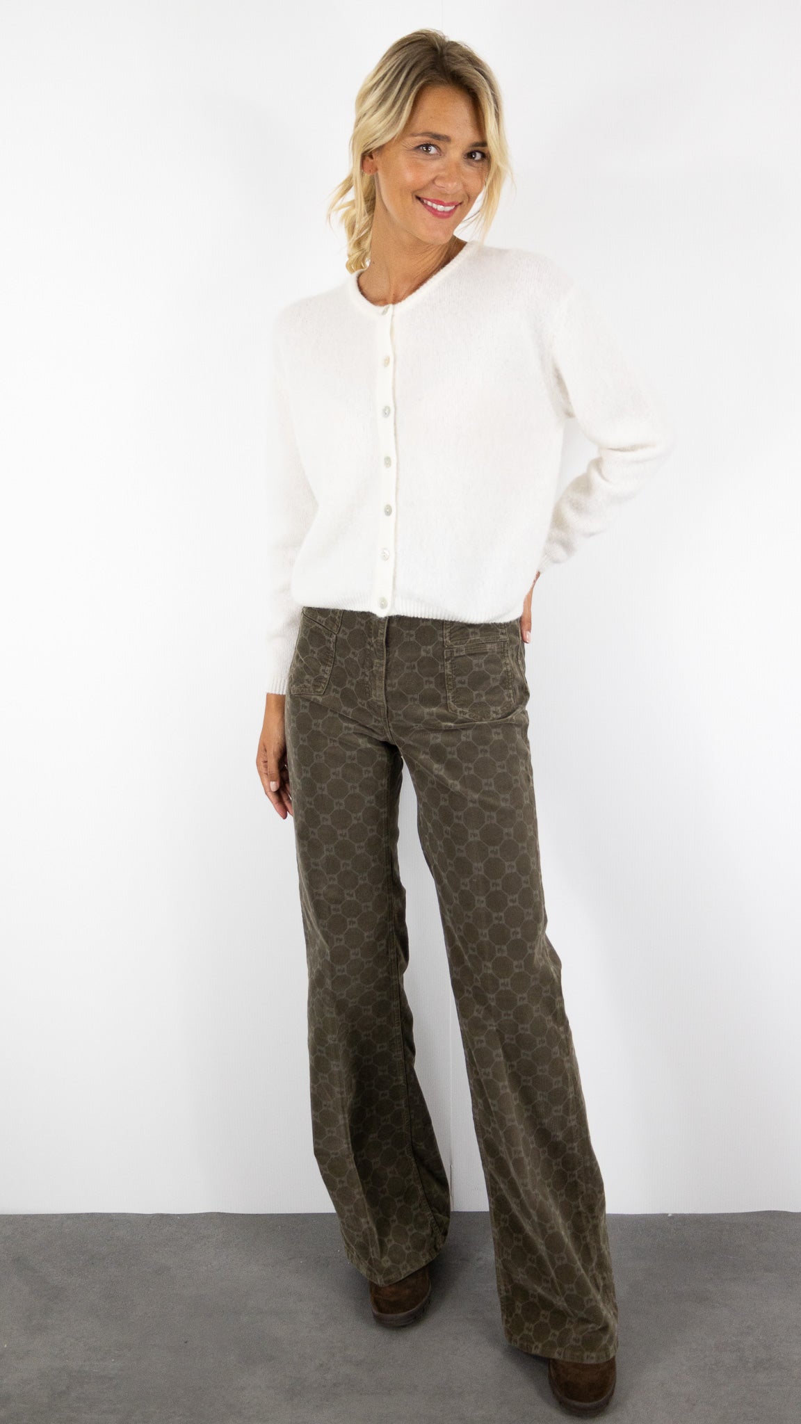 CARDIGAN EN ALPAGA AMERICAN VINTAGE VITOW VITO19E#COLOR_BLANC