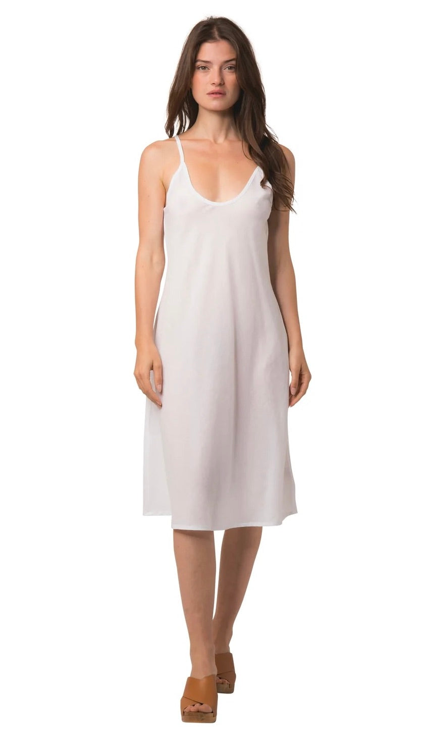 FOND DE ROBE BLANC EN COTON POUR FEMME ZEN ETHIC VR6410