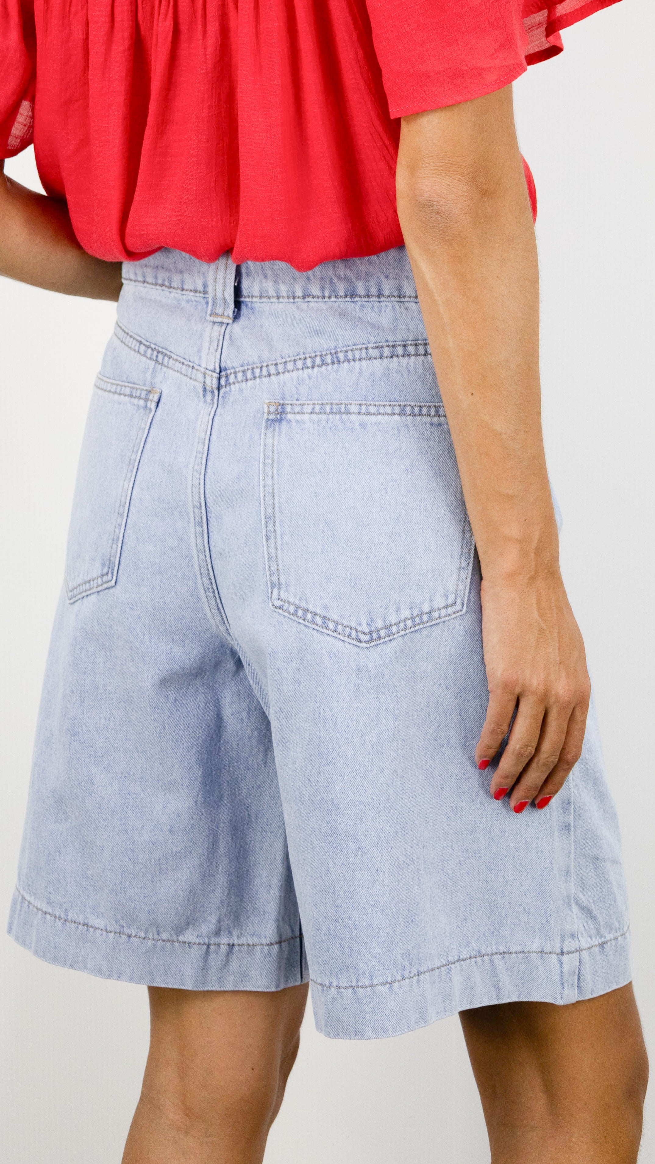 BERMUDA EN JEANS DENIM CLAIR ORAIJE VICTUS JD584-Y