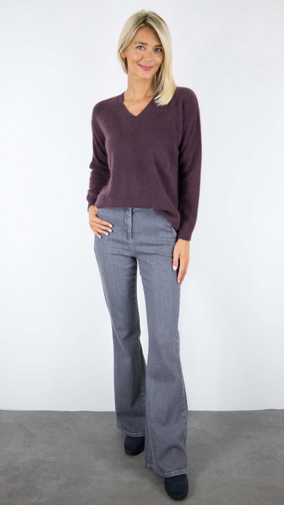 PULL COL V EN RACCOON ESTHEME WES2481HR/1#COLOR_1648/SOJA