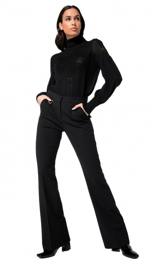 PANTALON BOOTCUT 4545 CAROLINE BISS NOIR