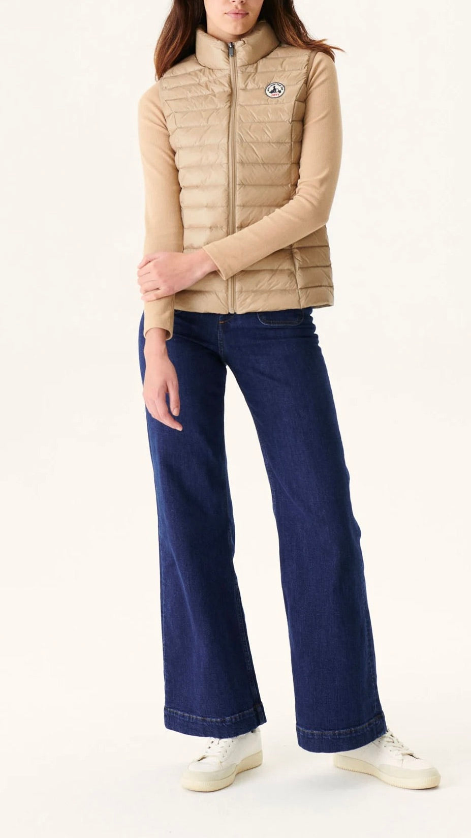 DOUDOUNE SANS MANCHES JOTT SEDA BEIGE