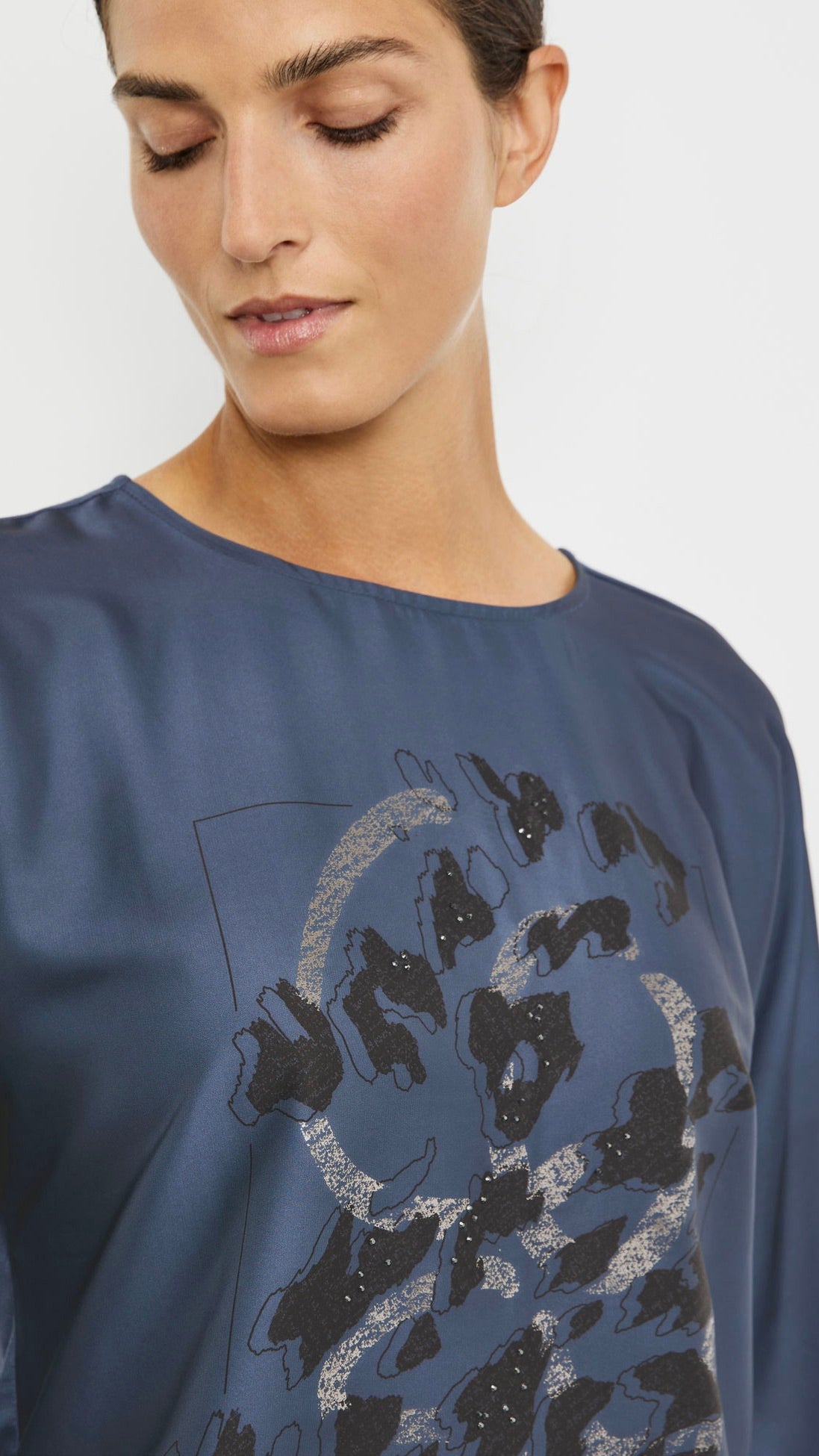 TEE SHIRT GERRY WEBER 170095 44002 MARINE