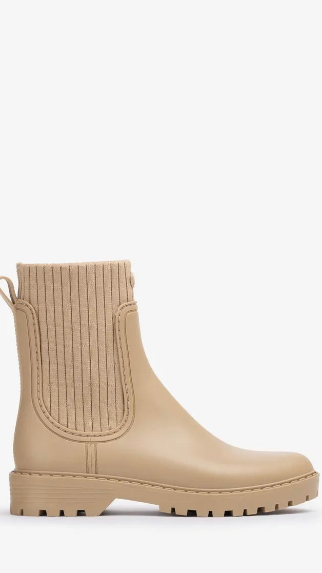 BOOTS EN CAOUTCHOUC FAYNAR UNISA BEIGE