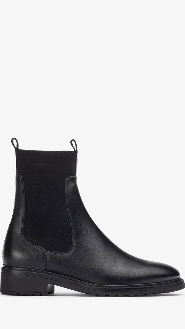 BOOTS EN CUIR UNISA ERIC NOIR