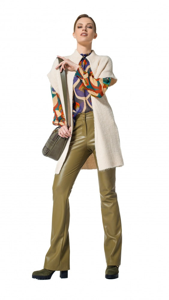 CARDIGAN LONG EN MAILLE 4244 CAROLINE BISS CRAIE
