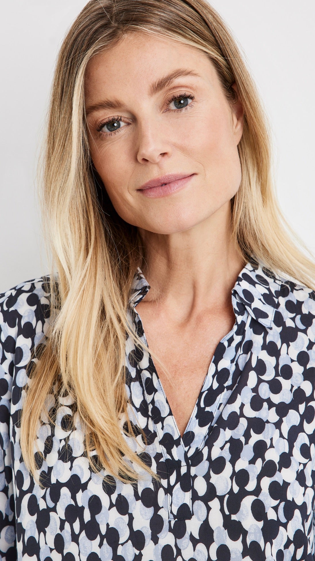 BLOUSE IMPRIMEE GERRY WEBER 965021 66400 CIEL