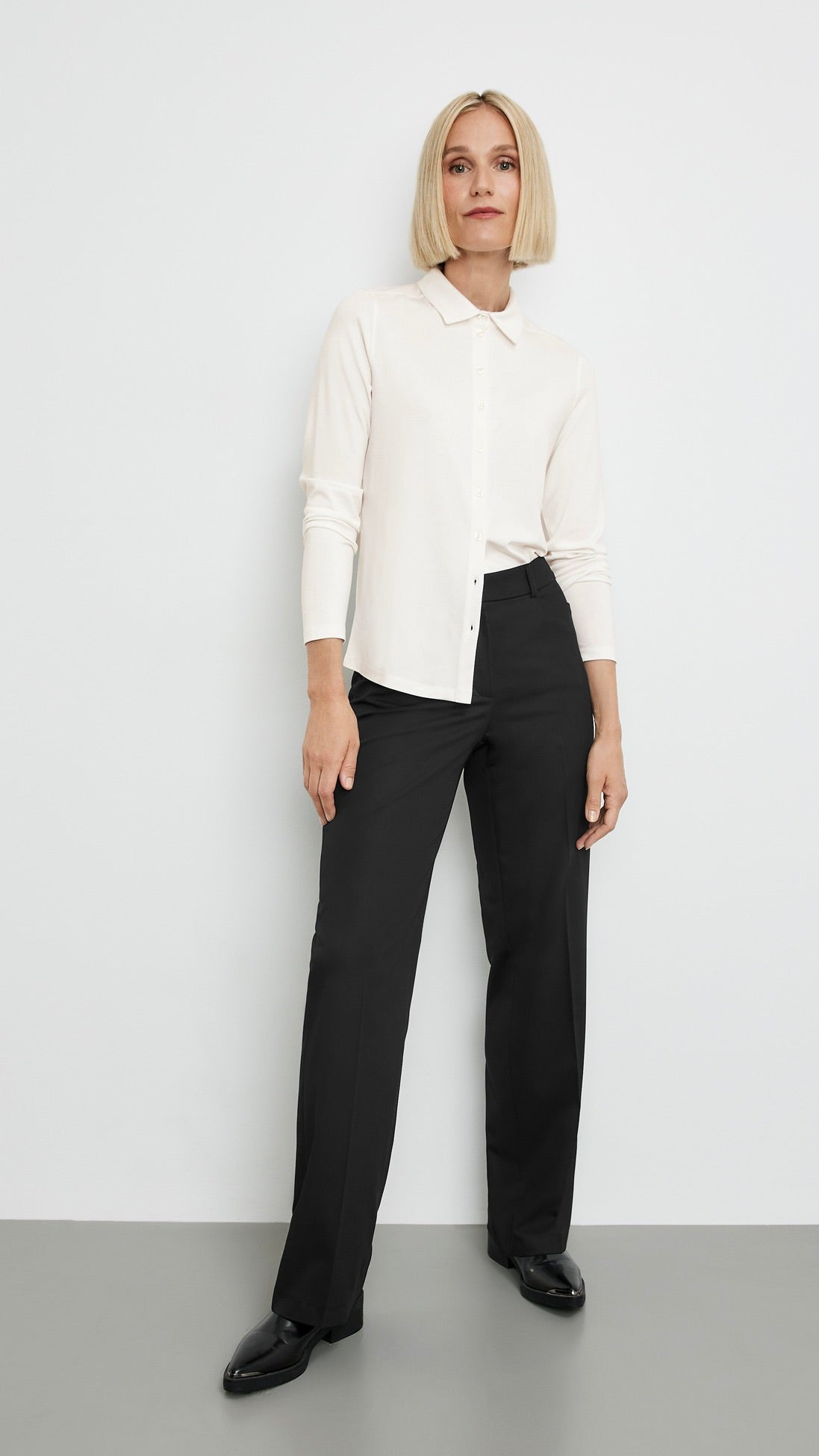TEE SHIRT CHEMISE GERRY WEBER 977025 44036 ECRU