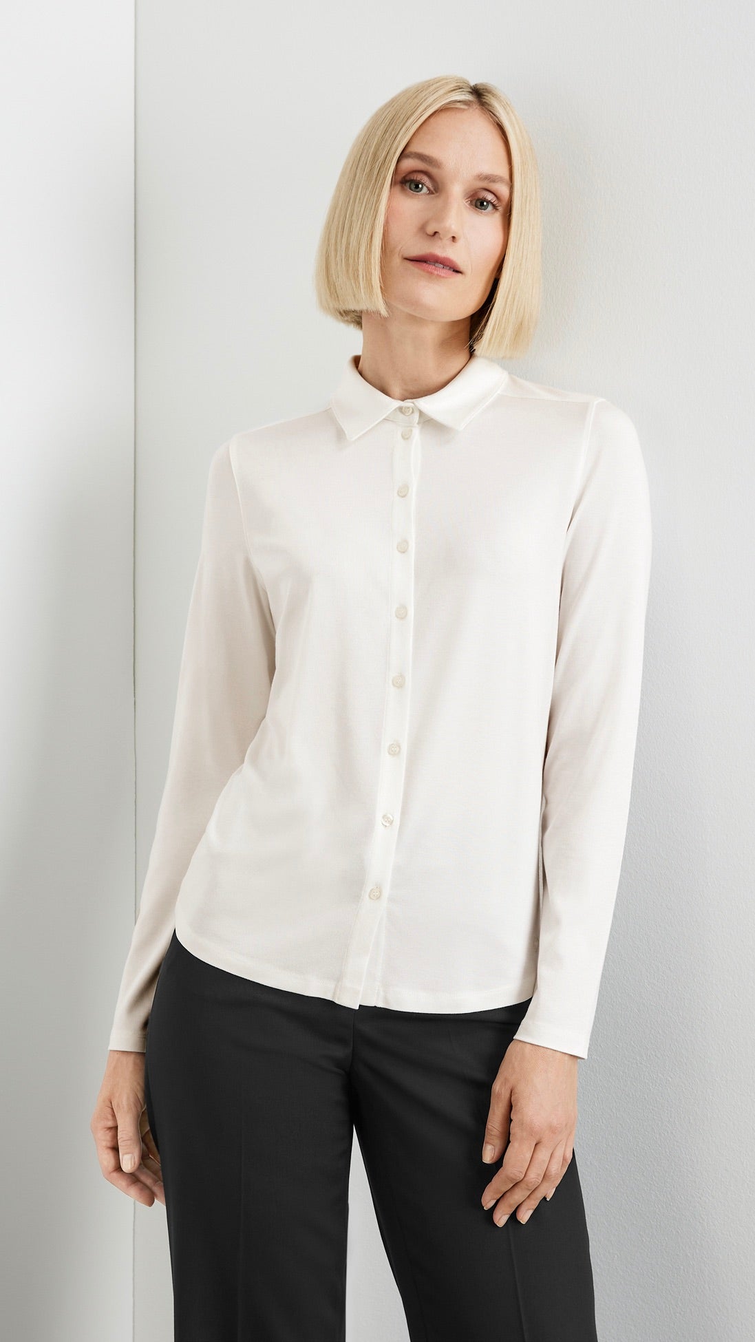 TEE SHIRT CHEMISE GERRY WEBER 977025 44036 ECRU