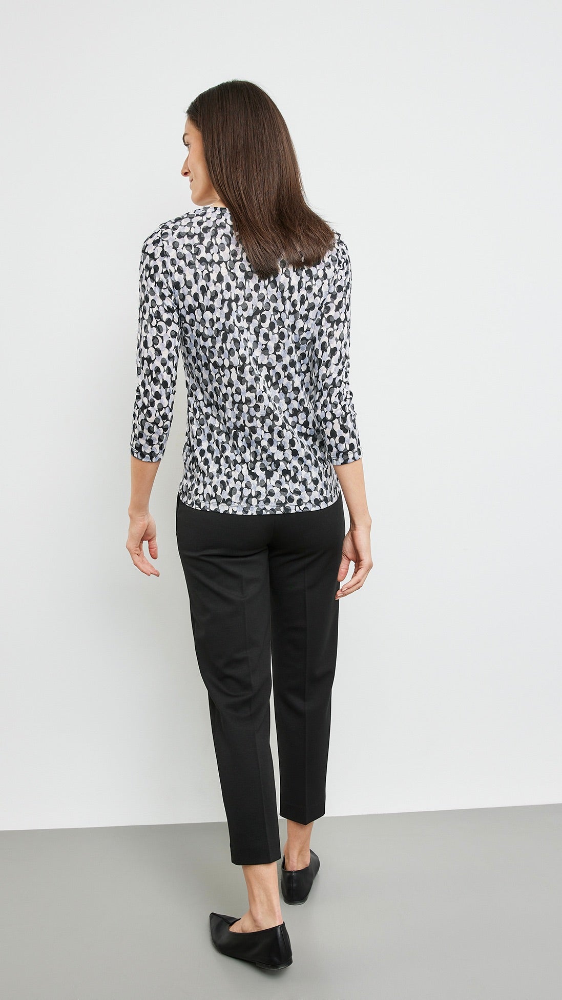 TEE SHIRT IMPRIME LEOPARD GERRY WEBER 977026 44005 CIEL