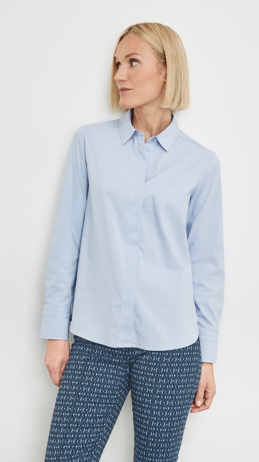 CHEMISE EN COTON 965019 GERRY WEBER CIEL