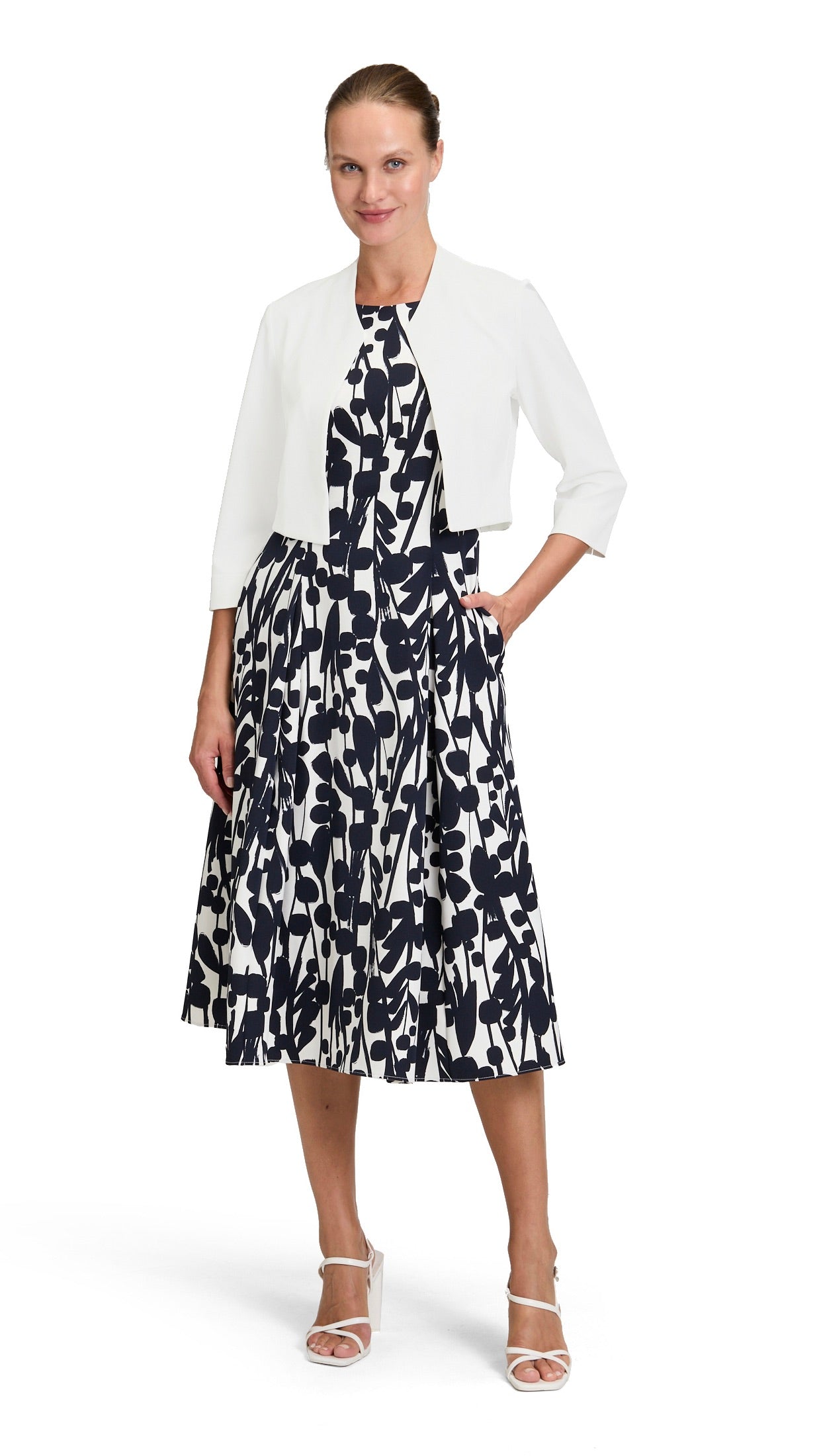 BOLERO EN CREPE OFF WHITE VERA MONT 0134/4835