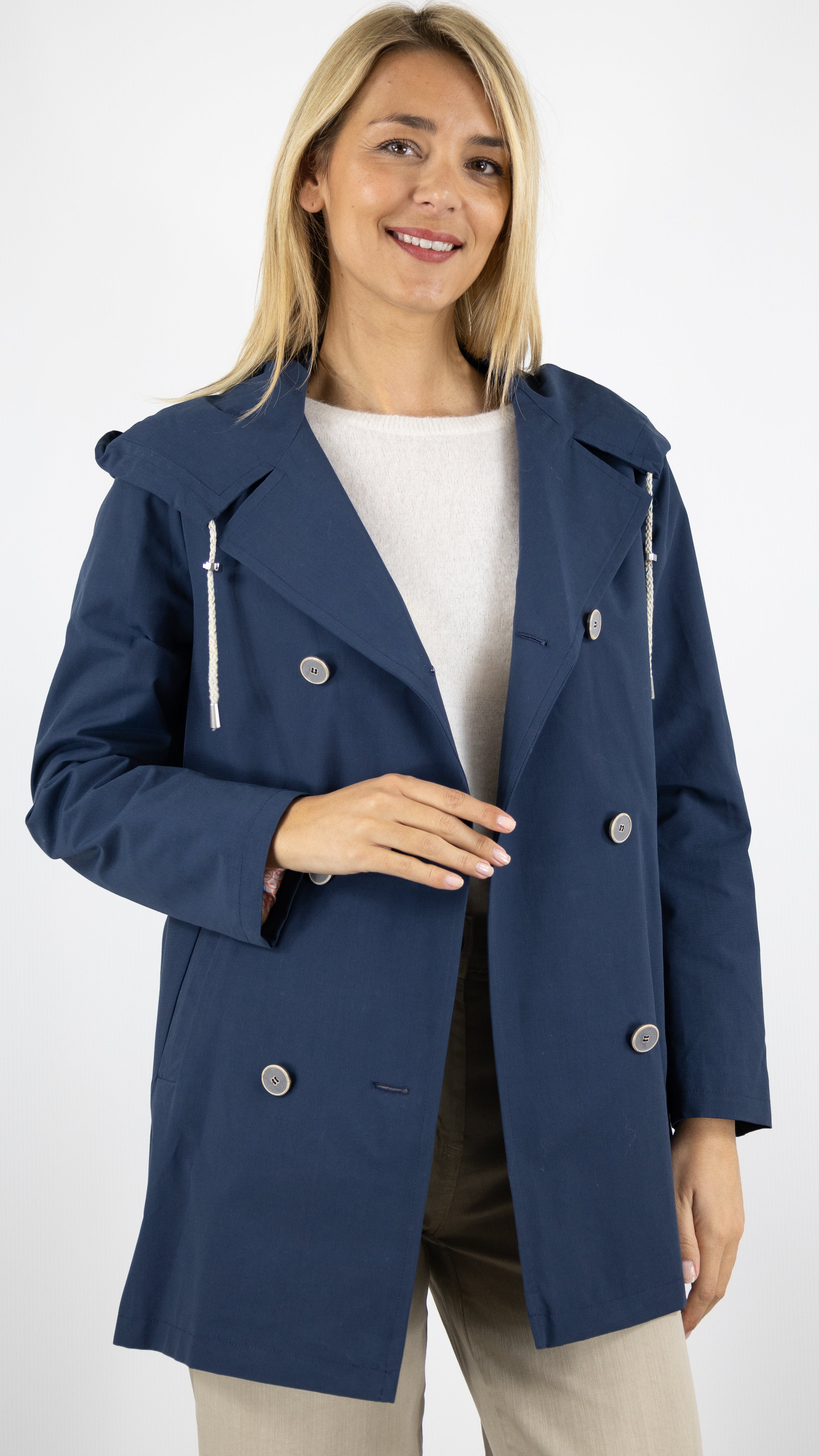 TRENCH QUIBERON LM97 TRENCH & COAT MARINE