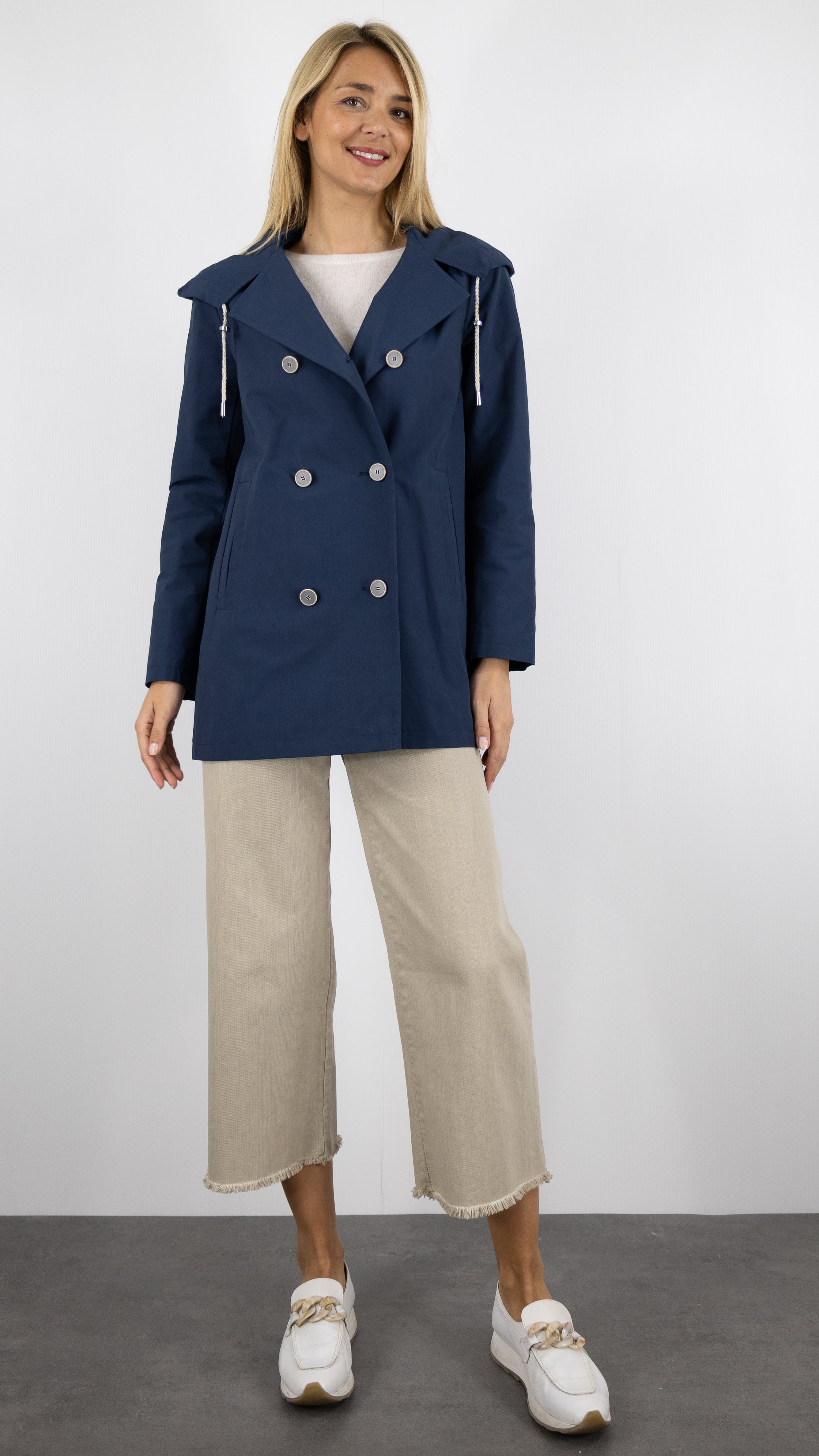 TRENCH QUIBERON LM97 TRENCH & COAT MARINE