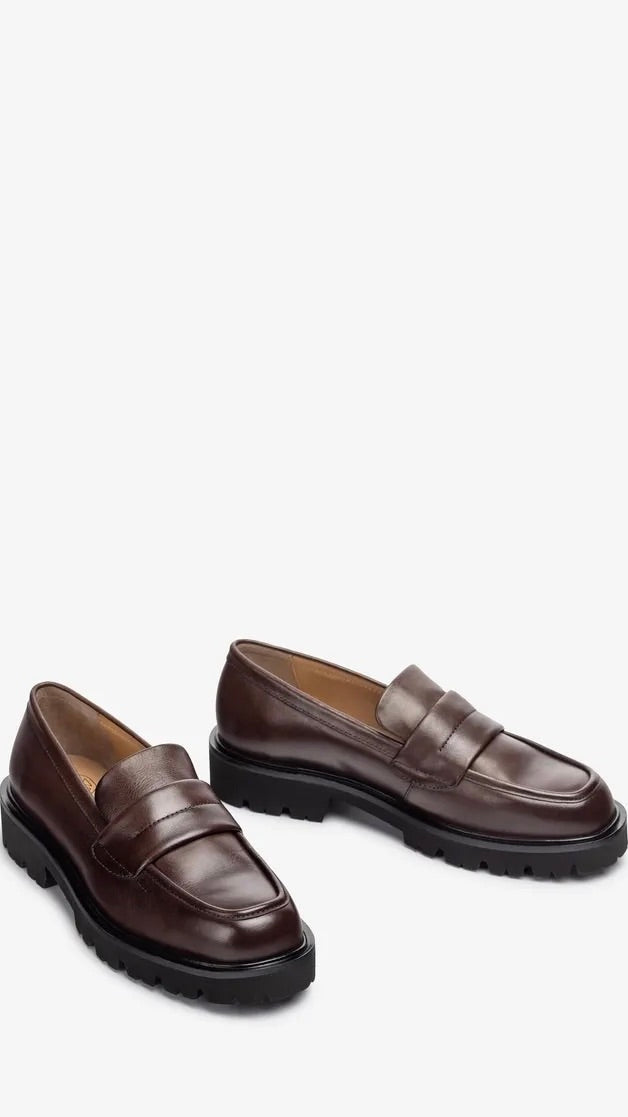 MOCASSINS CRANTES FRAGATA UNISA MARRON CHOCOLAT