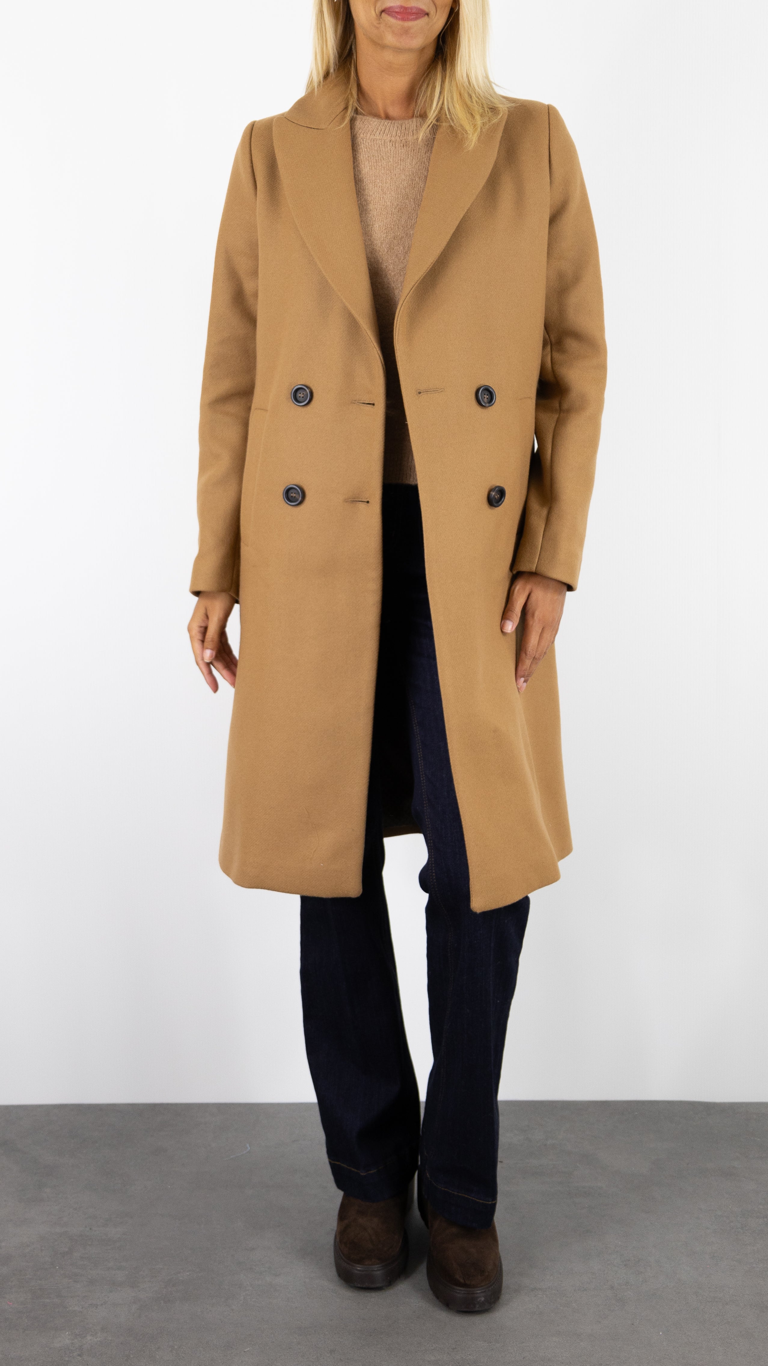 REDINGOTE SENLIS TRENCH & COAT LENER&CORDIER CAMEL