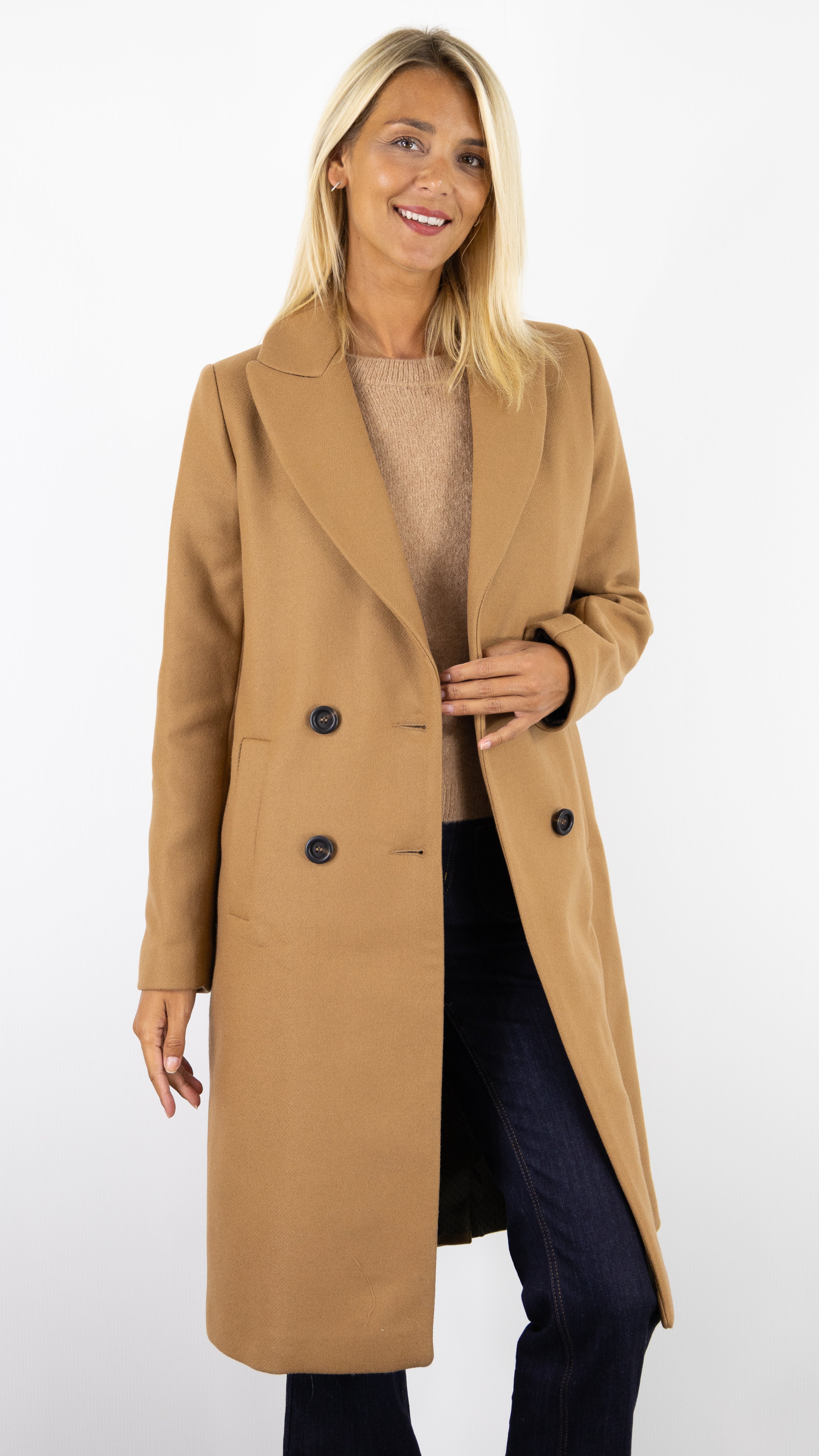 REDINGOTE SENLIS TRENCH & COAT LENER&CORDIER CAMEL