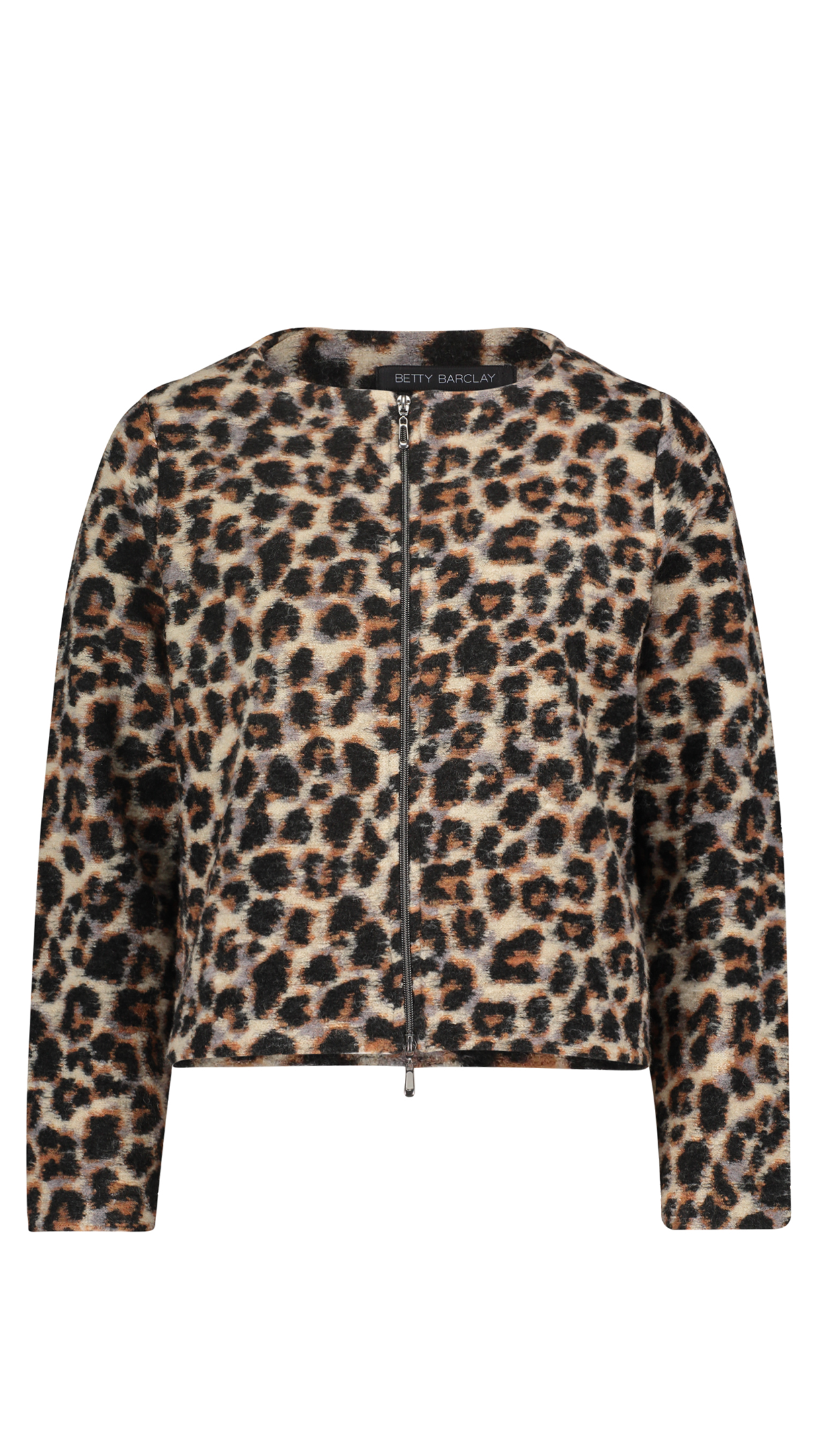 VESTE BOUCLETTE IMPRIME LEOPARD 5136 2832 BETTY BARCLAY LEOPARD