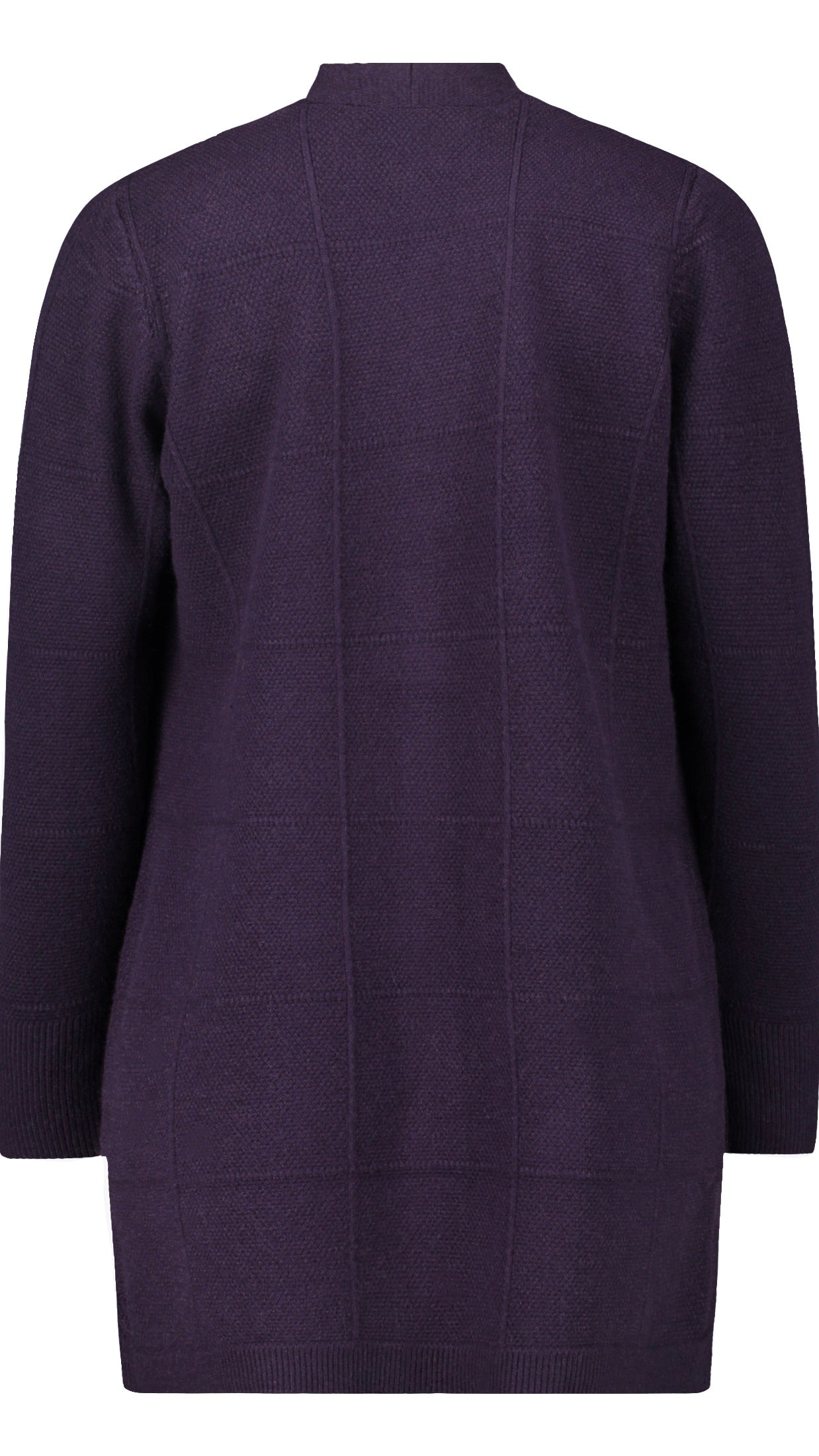 GILET LONG BORD A BORD VIOLET BETTY BARCLAY 51521026